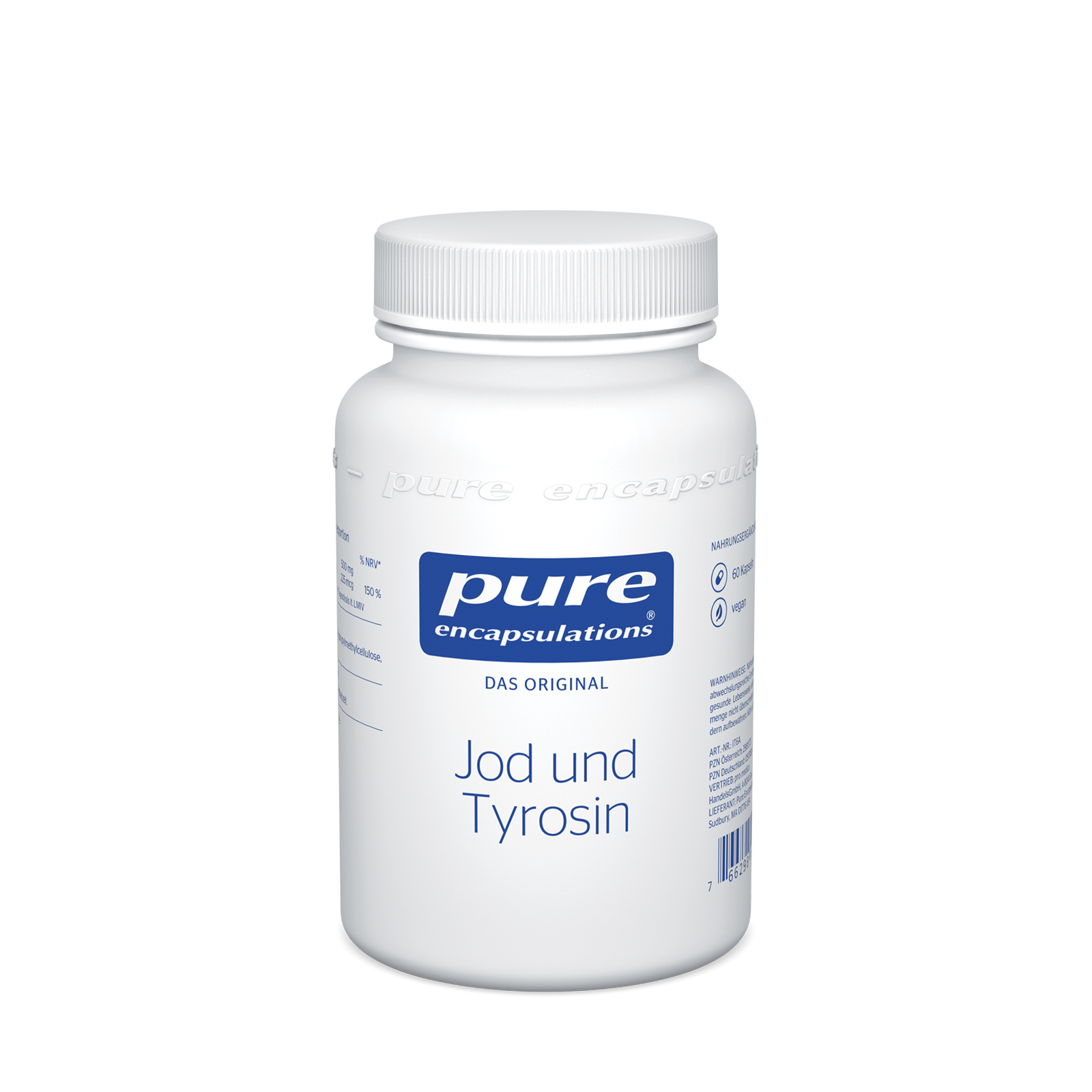 Abbildung für PURE ENCAPSULATIONS Jod und Tyrosin Kapseln