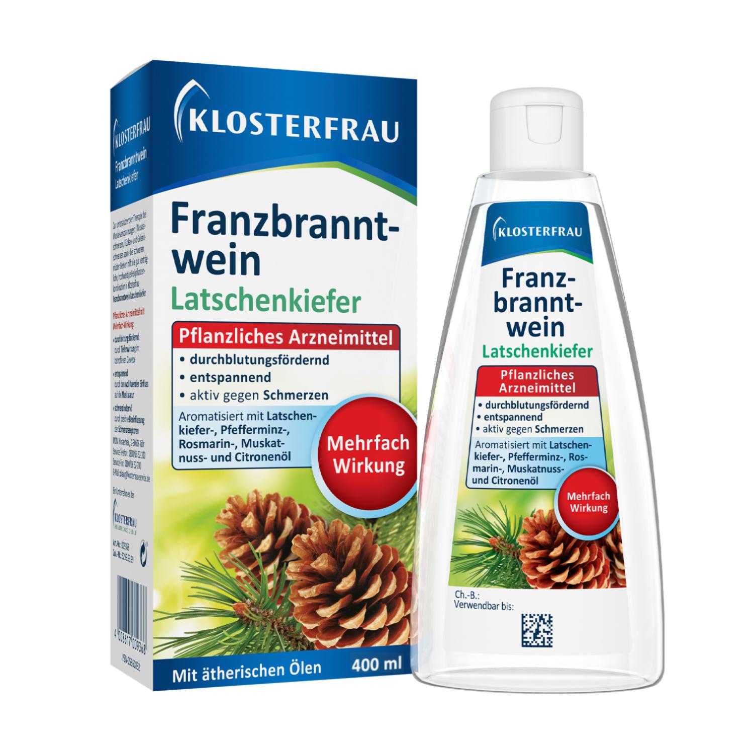 Abbildung für KLOSTERFRAU Franzbranntwein Latschenk.Dosierfl.