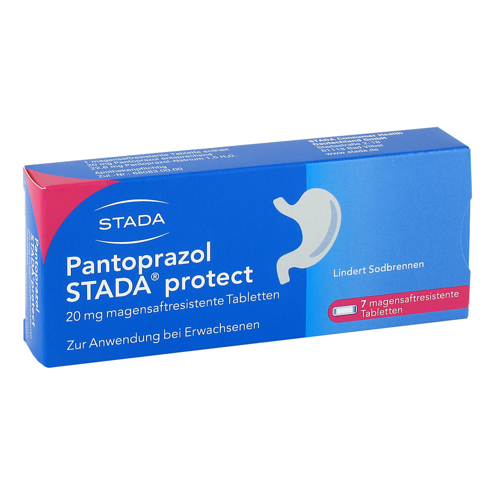 Abbildung für PANTOPRAZOL STADA protect 20 mg magensaftres.Tabl.