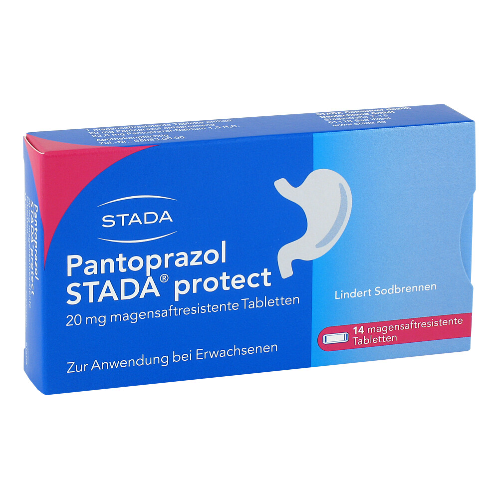 Abbildung für PANTOPRAZOL STADA protect 20 mg magensaftres.Tabl.
