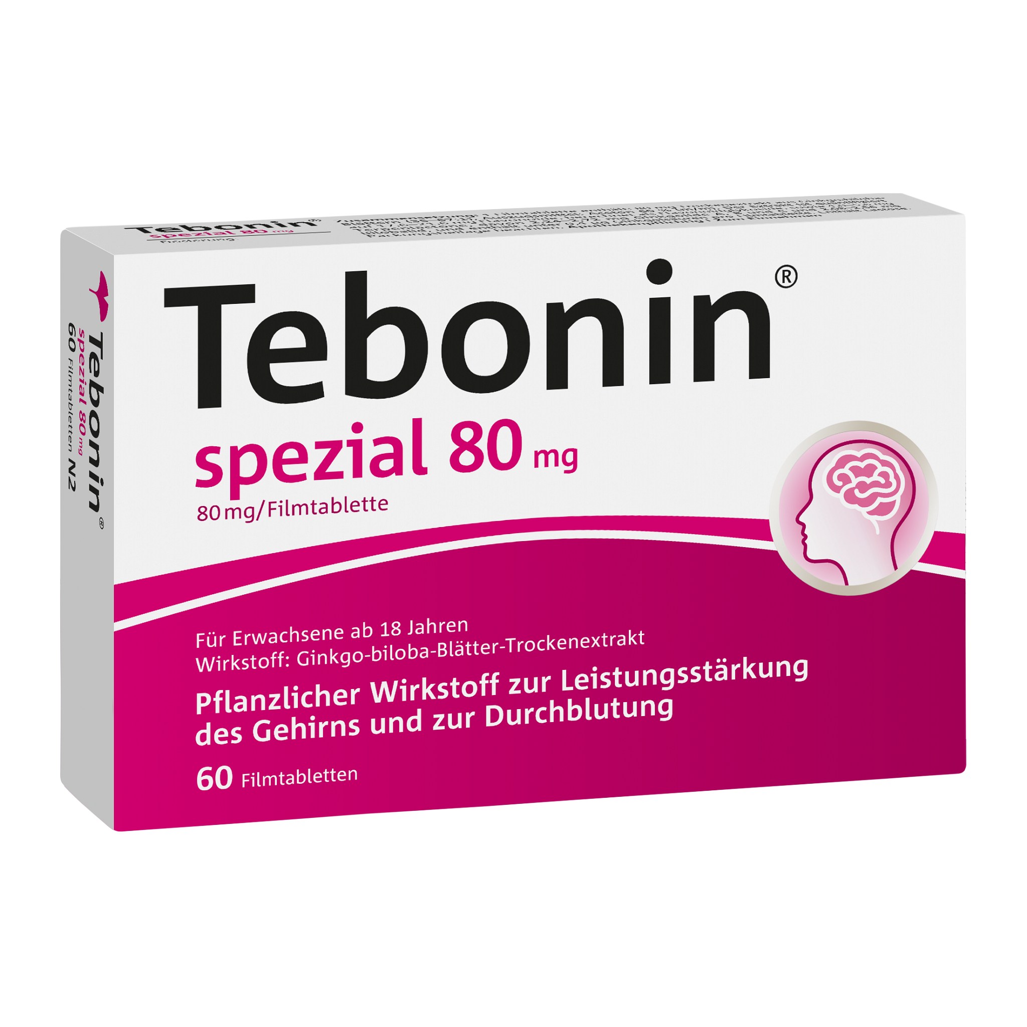 Abbildung für TEBONIN spezial 80 mg Filmtabletten