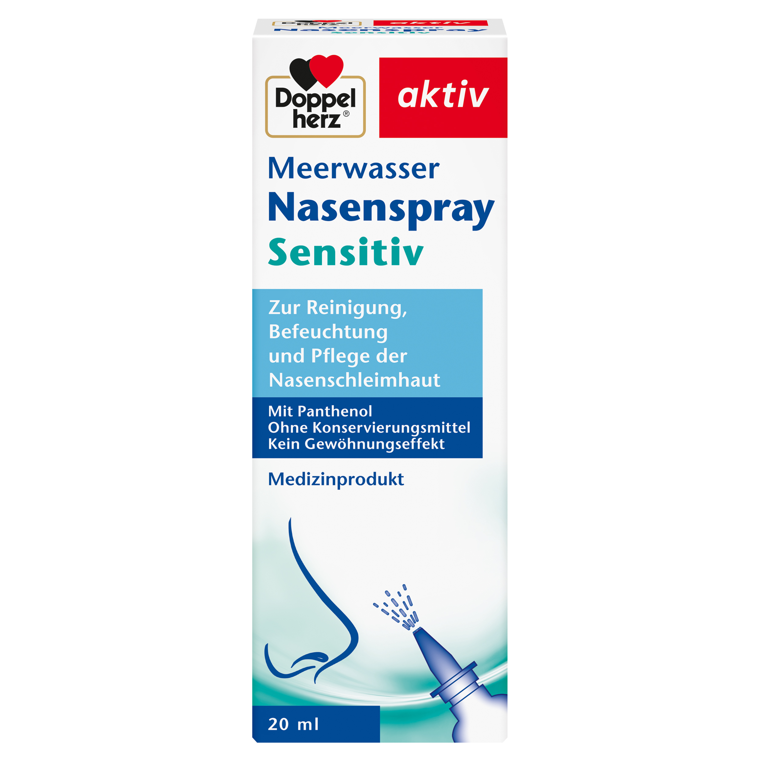 Abbildung für DOPPELHERZ Meerwasser Nasenspray mit Panthenol
