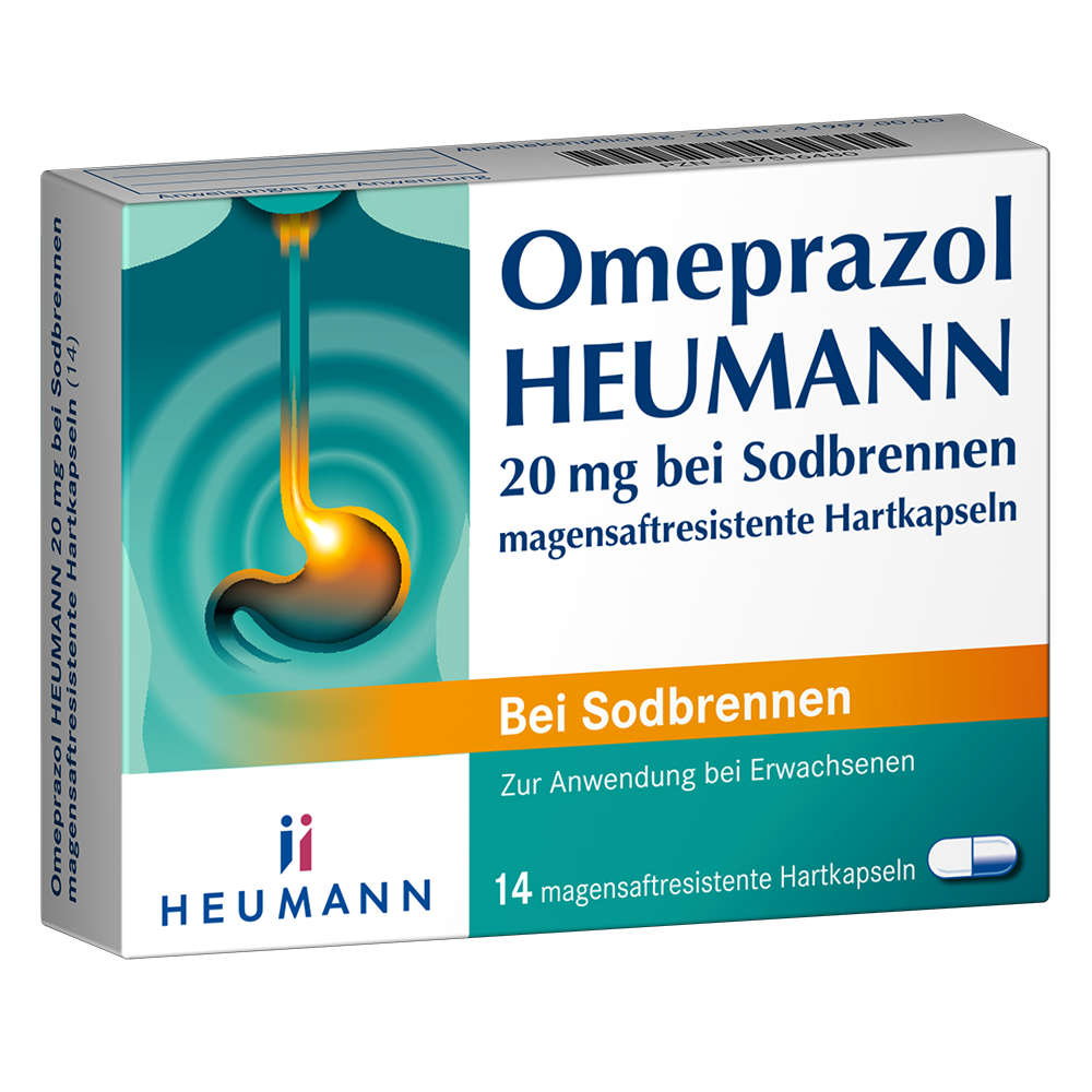 Abbildung für OMEPRAZOL Heumann 20 mg b.Sodbr.magensaftr.Hartk.