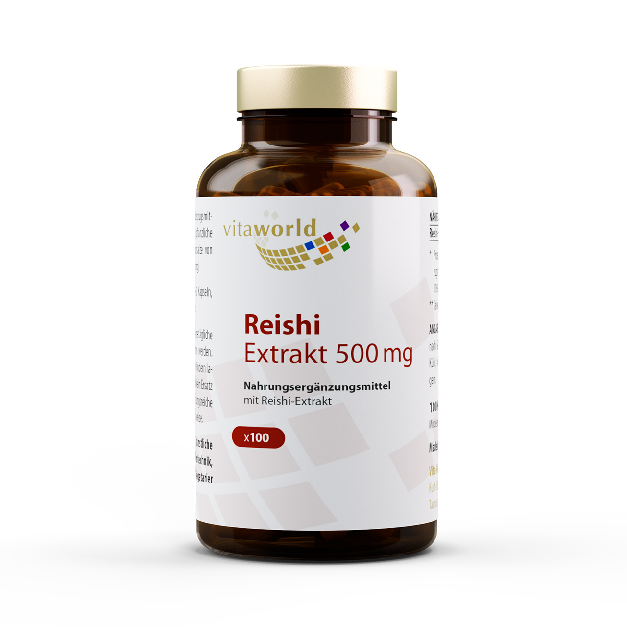 Abbildung für REISHI EXTRAKT 500 mg Kapseln