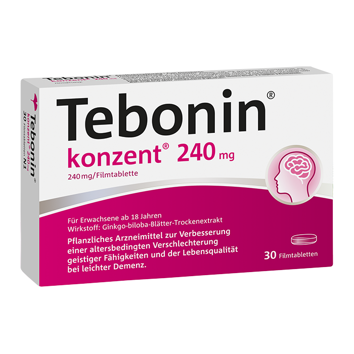 Abbildung für TEBONIN konzent 240 mg Filmtabletten