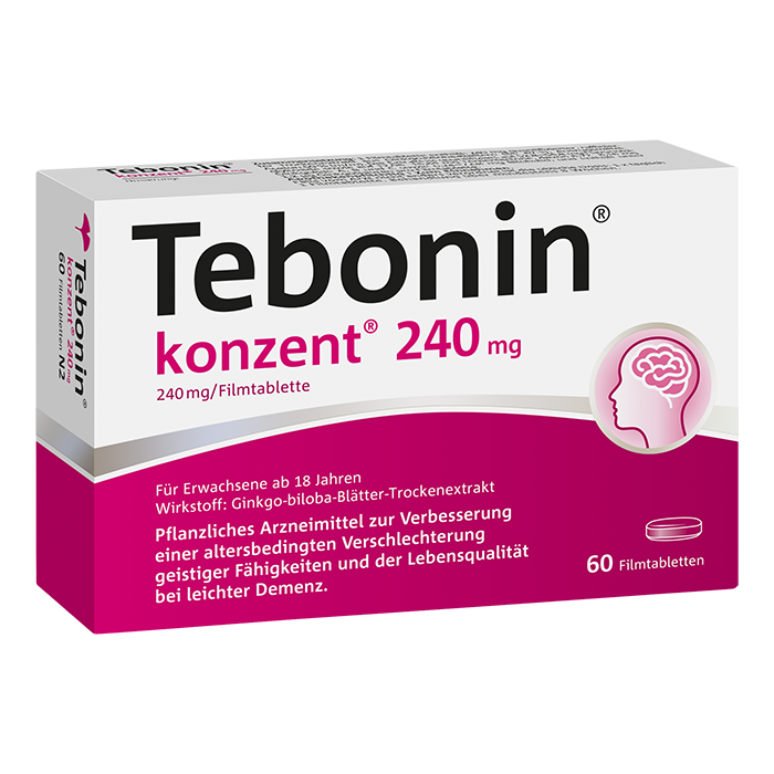 Abbildung für TEBONIN konzent 240 mg Filmtabletten