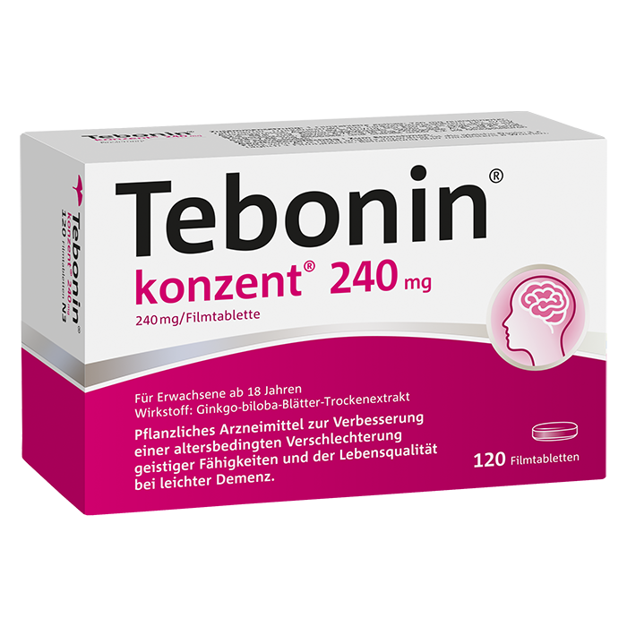Abbildung für TEBONIN konzent 240 mg Filmtabletten
