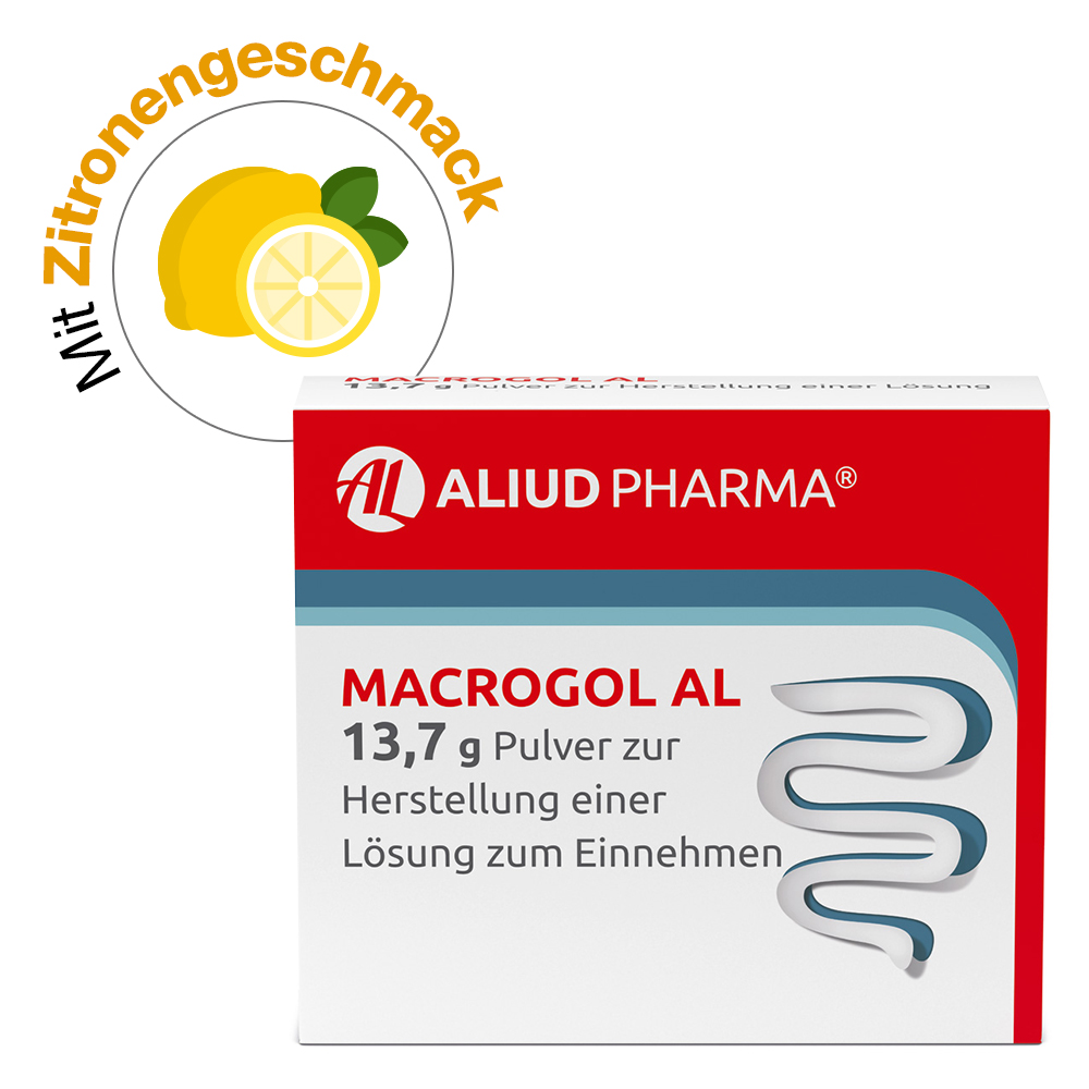 Abbildung für Macrogol AL 13,7 g Pulver bei Verstopfung