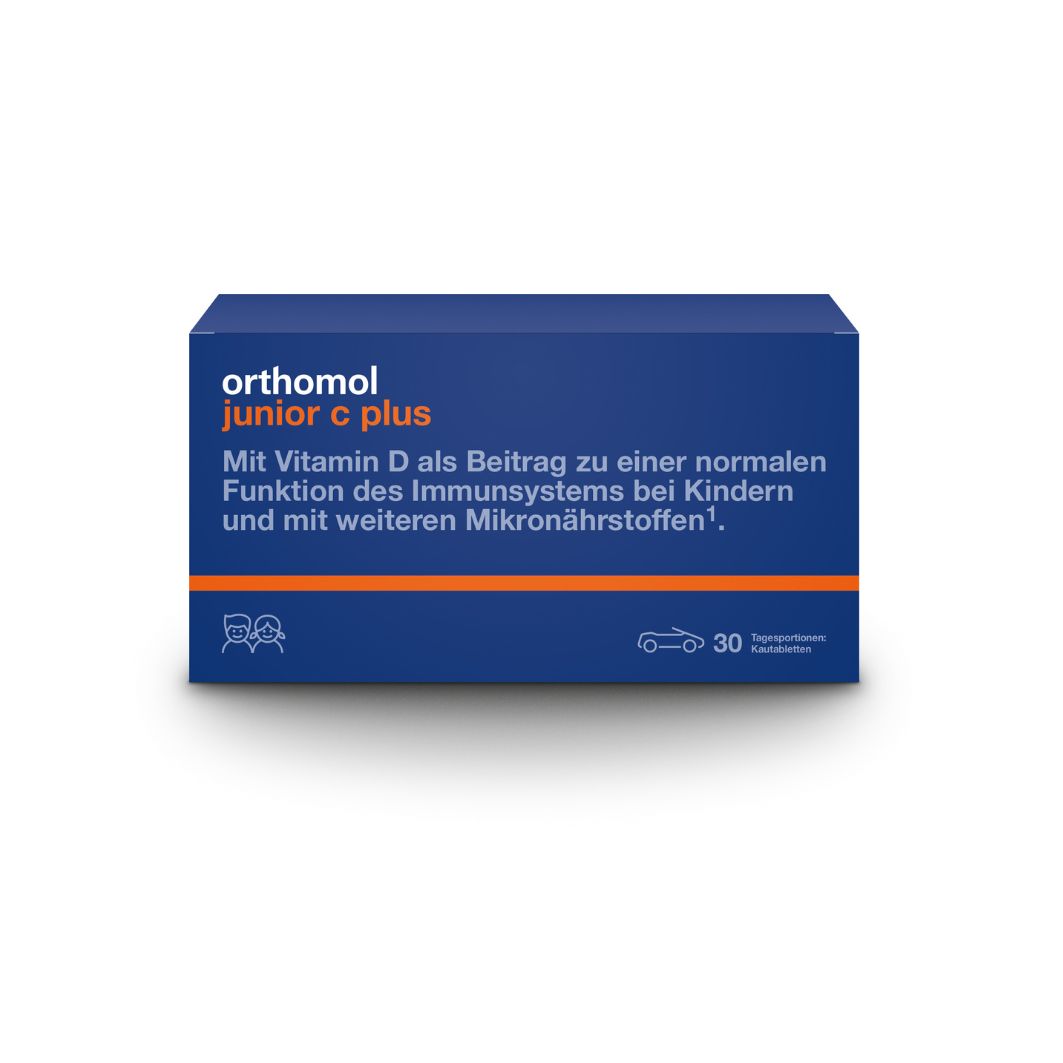 Abbildung für ORTHOMOL Junior C plus Kautabl.Waldfrucht