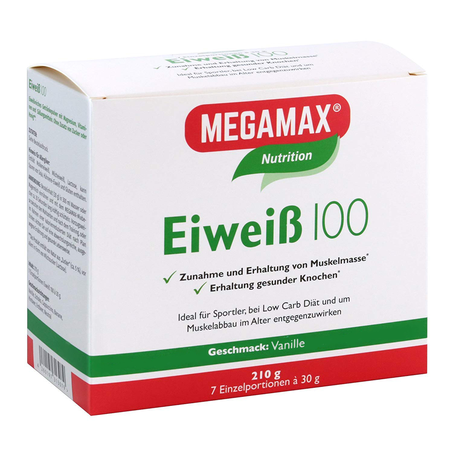 Abbildung für EIWEISS 100 Vanille Megamax Pulver