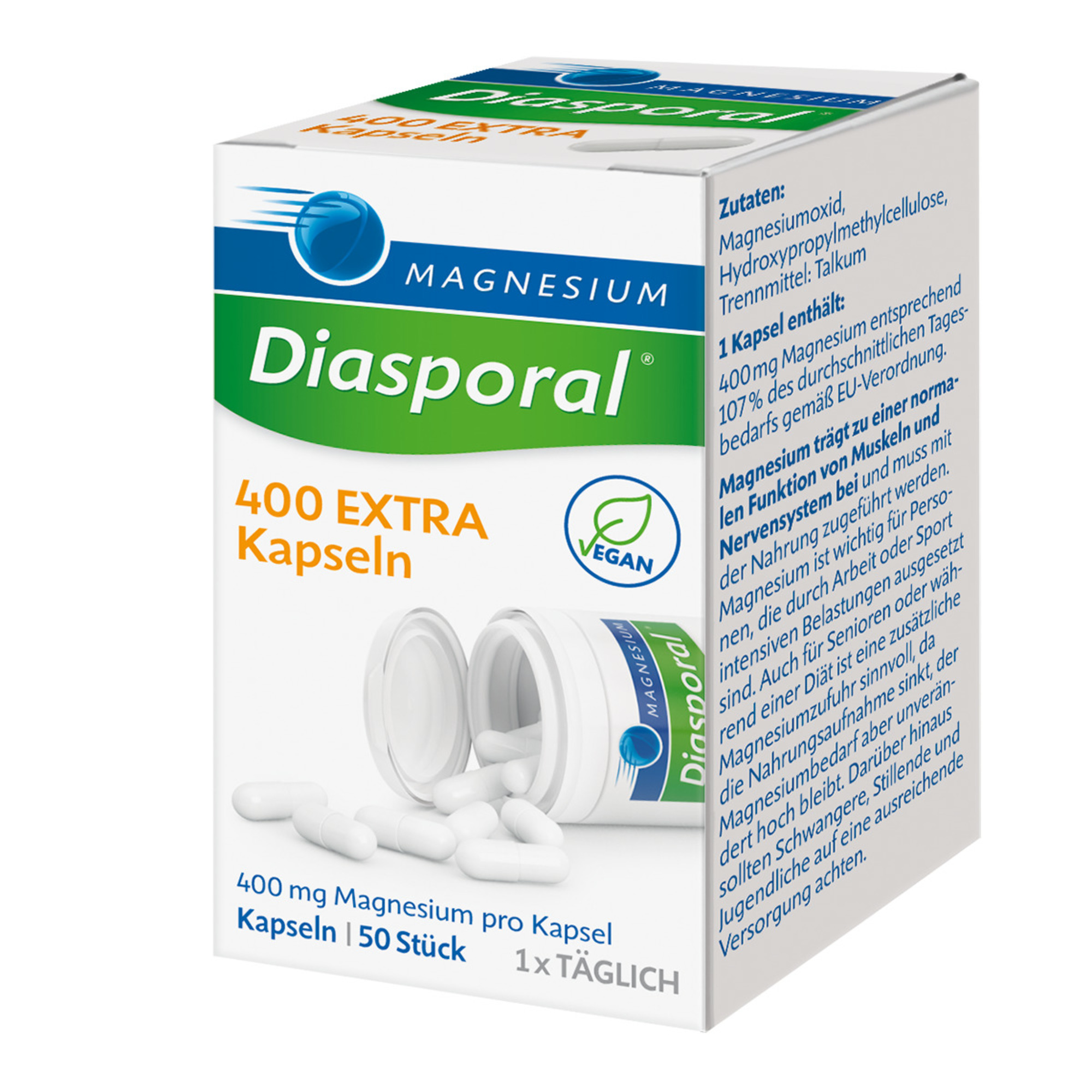 Abbildung für MAGNESIUM DIASPORAL 400 Extra Kapseln