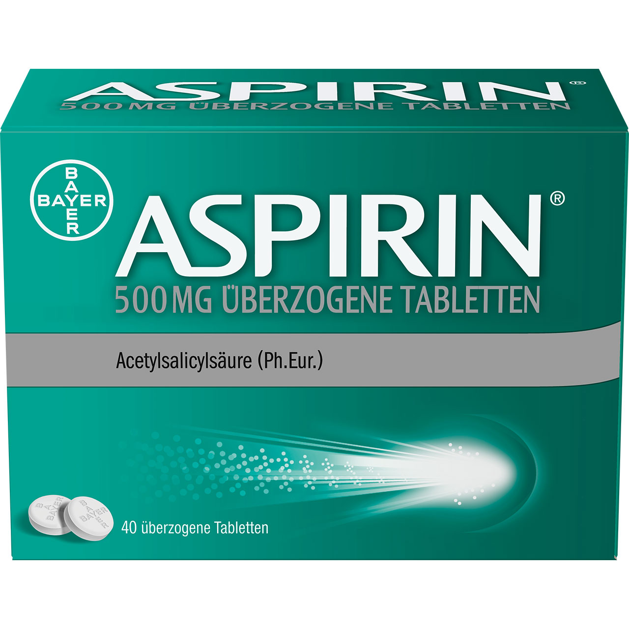 Abbildung für ASPIRIN 500 mg überzogene Tabletten