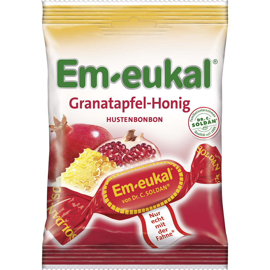 Abbildung für EM-EUKAL Bonbons Granatapfel-Honig zuckerhaltig