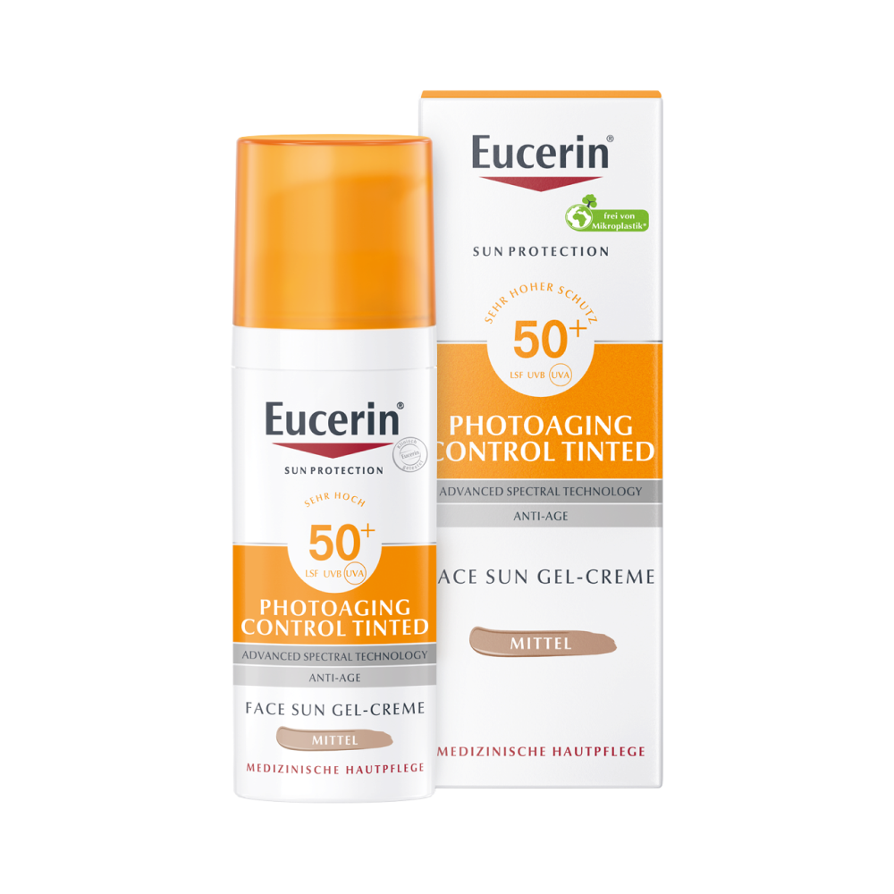 Abbildung für EUCERIN Sun CC Creme getönt mittel LSF 50+