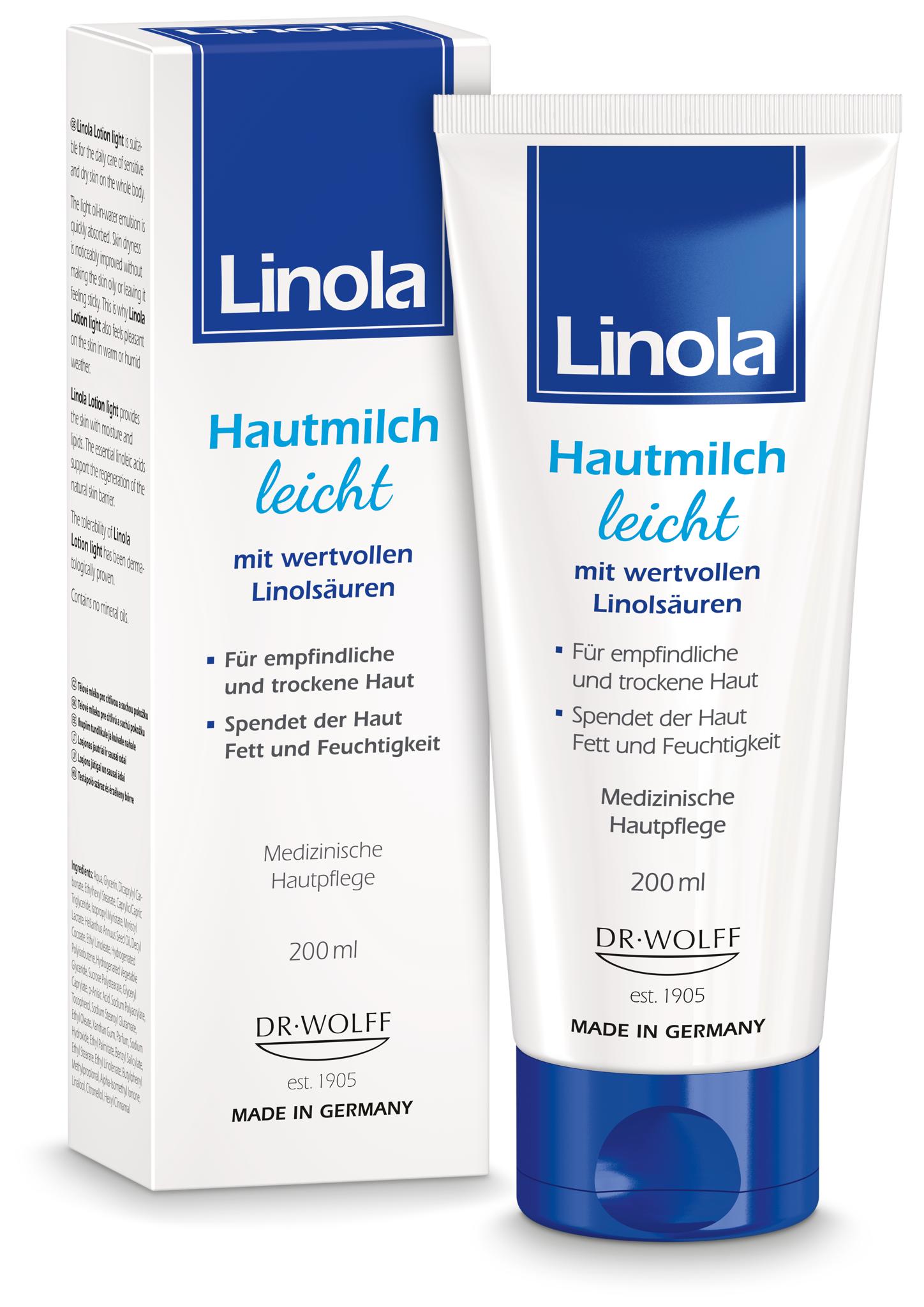 Abbildung für LINOLA Hautmilch leicht