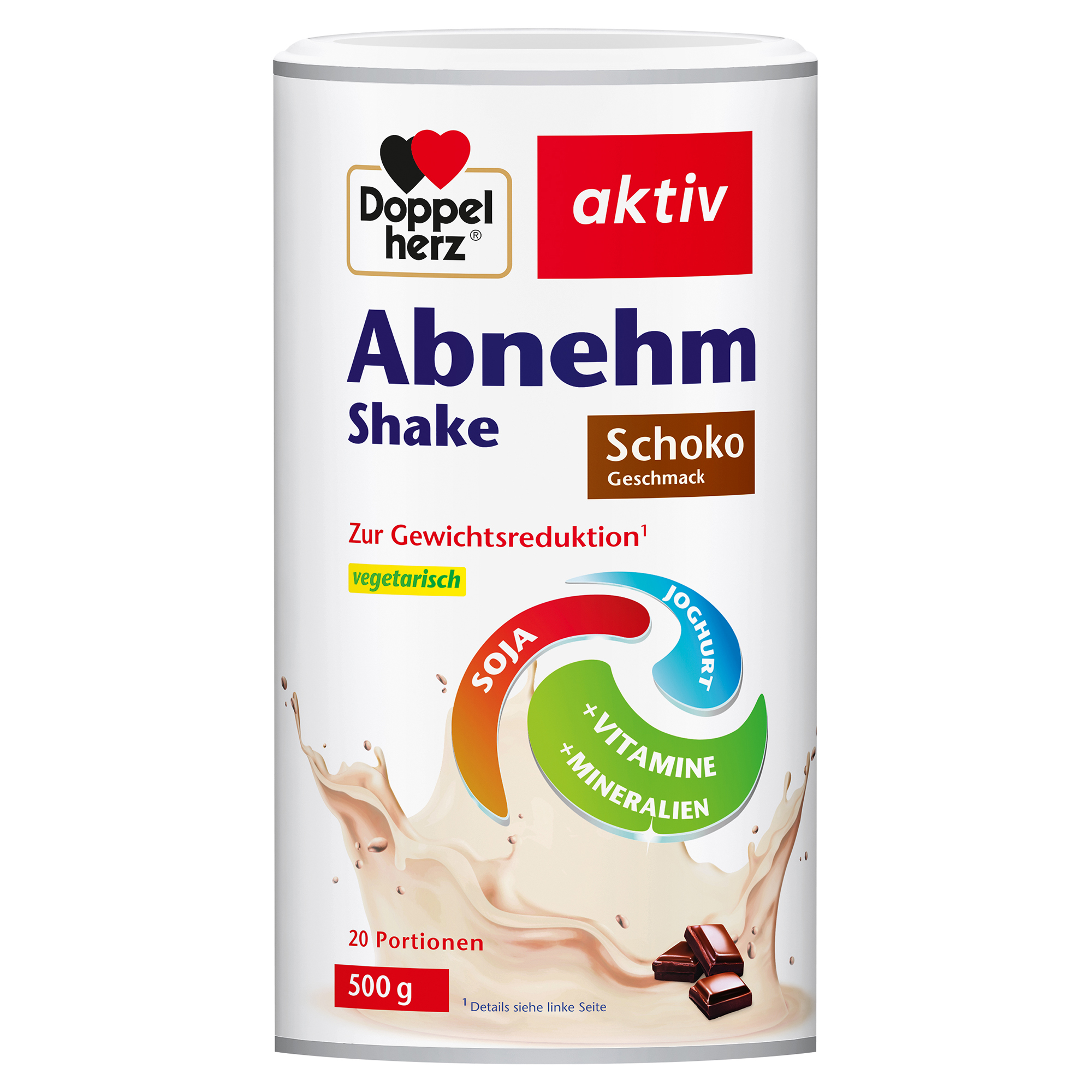 Abbildung für DOPPELHERZ Abnehm Shake Schoko Pulver
