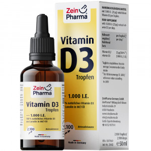Abbildung für VITAMIN D3 TROPFEN 1.000 I.E. 2100 Tro.ZeinPharma