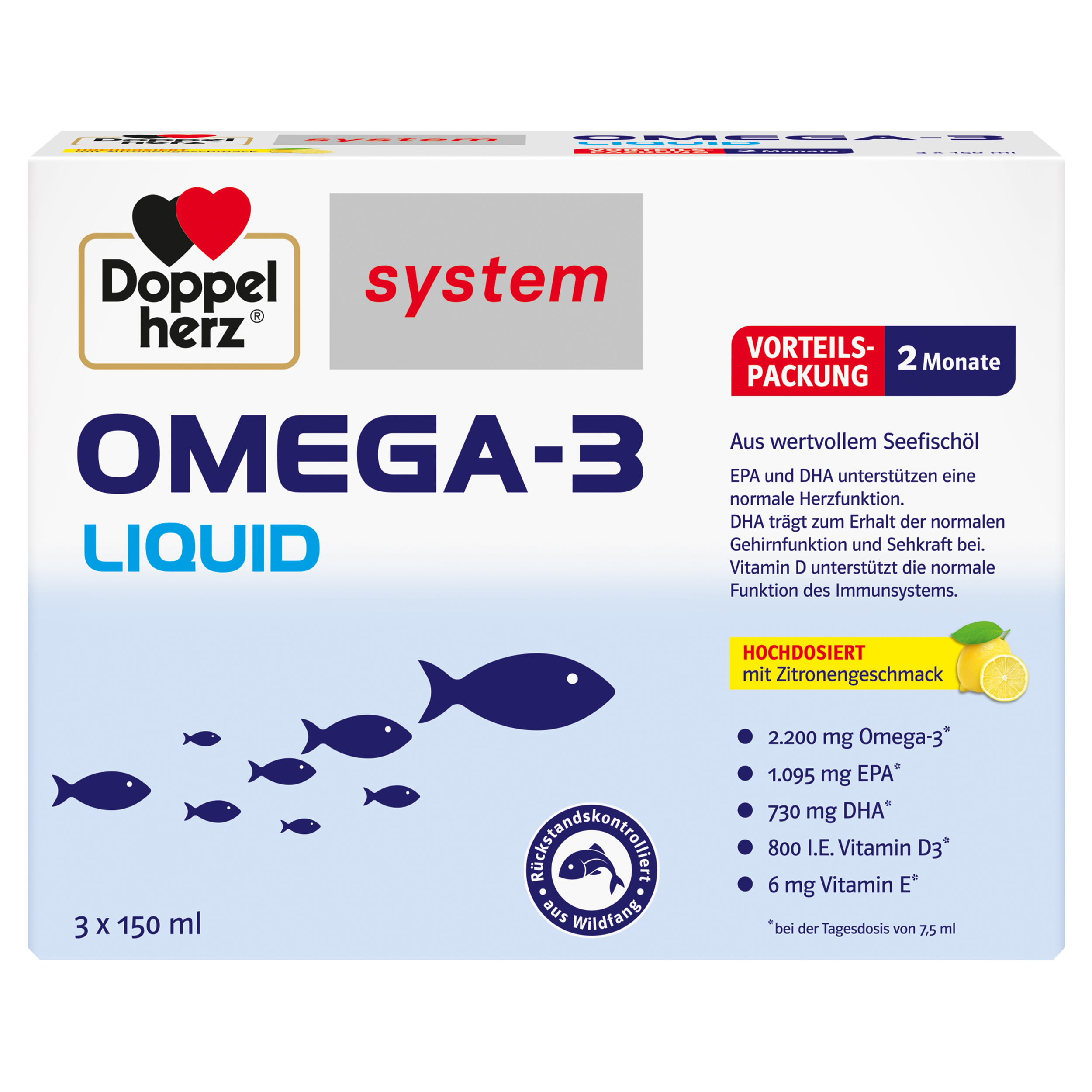 Abbildung für DOPPELHERZ Omega-3 Liquid system
