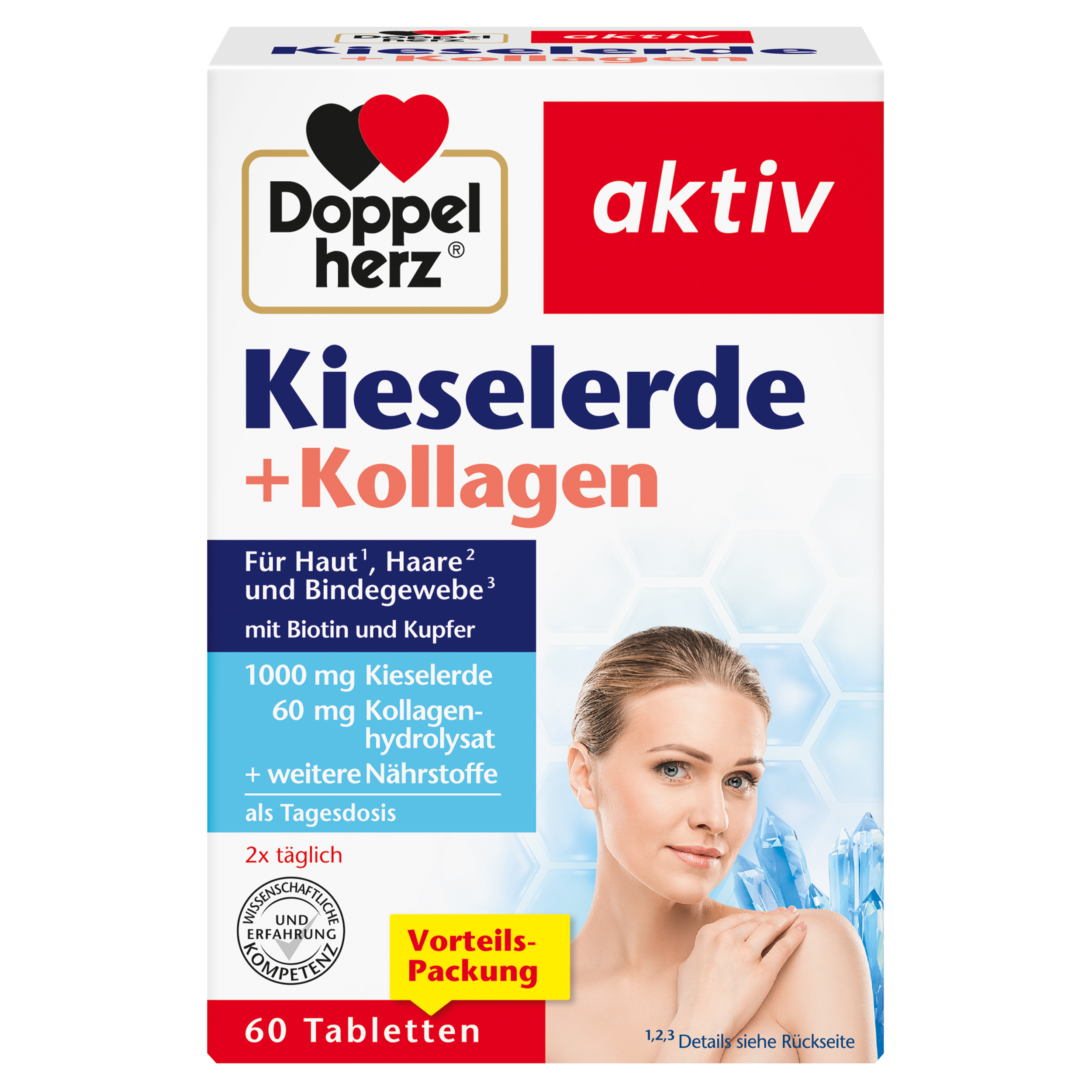 Abbildung für DOPPELHERZ Kieselerde+Kollagen Tabletten