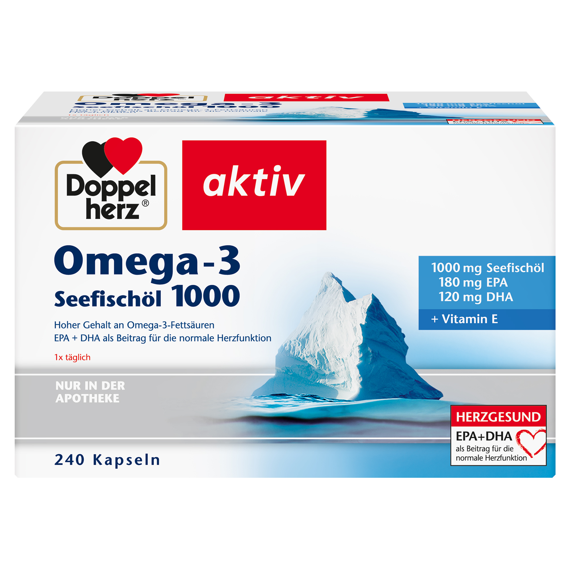 Abbildung für DOPPELHERZ Omega-3 Seefischöl 1000 Kapseln