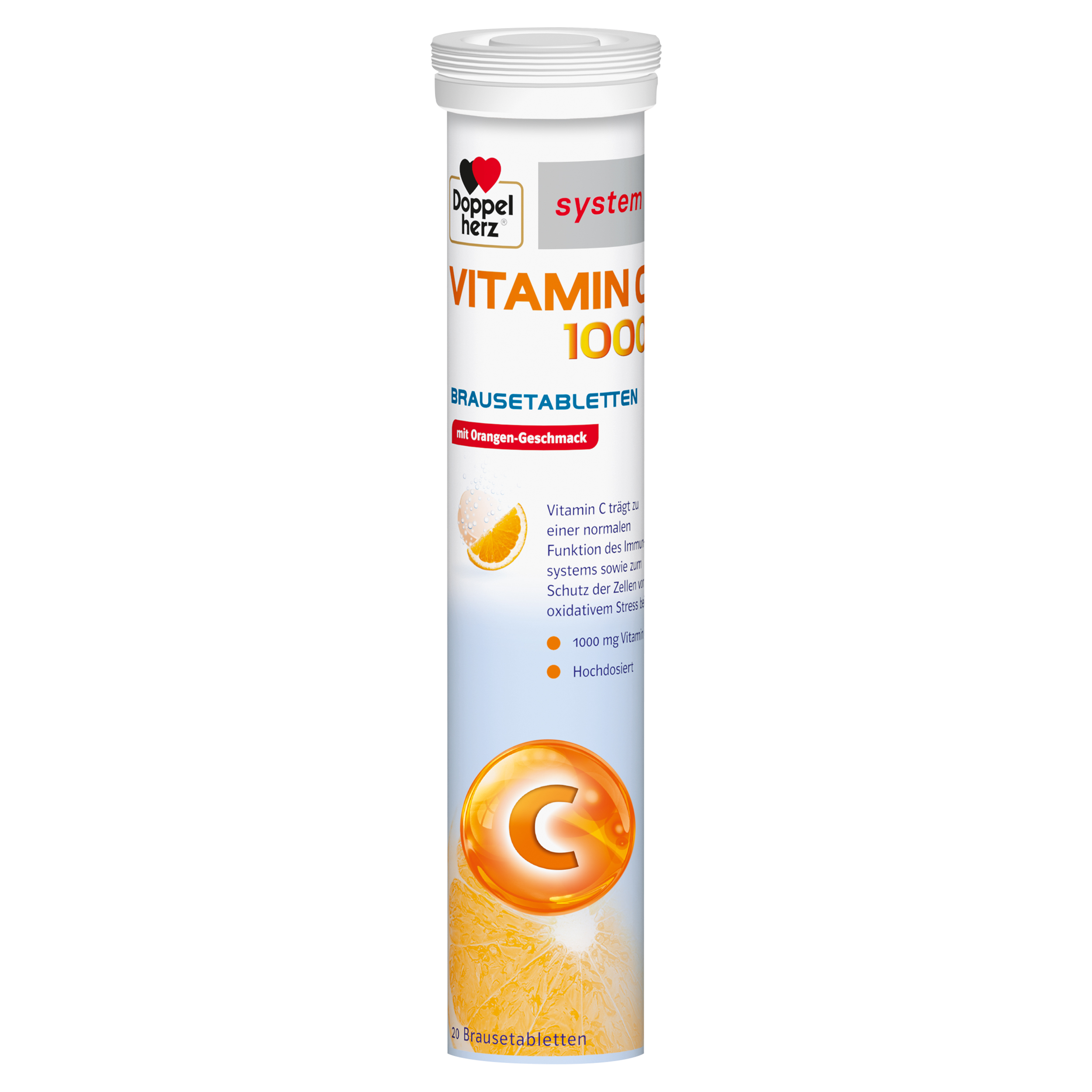 Abbildung für DOPPELHERZ Vitamin C 1000 system Brausetabletten