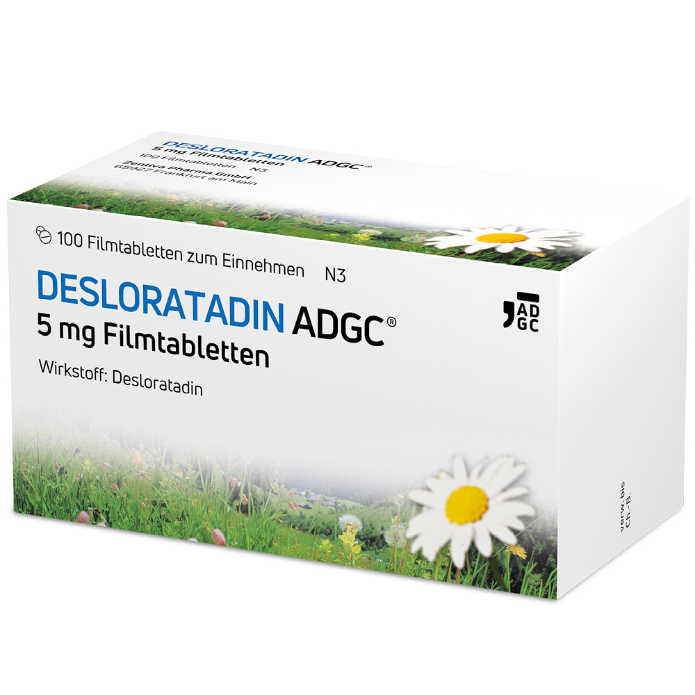Abbildung für DESLORATADIN ADGC 5 mg Filmtabletten
