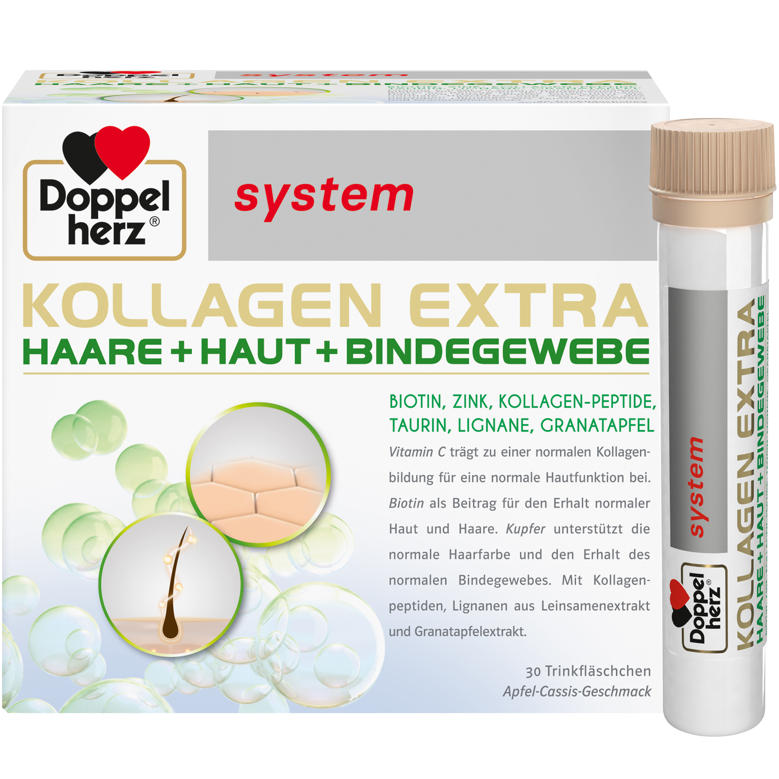 Abbildung für DOPPELHERZ Kollagen Extra system Trinkampullen