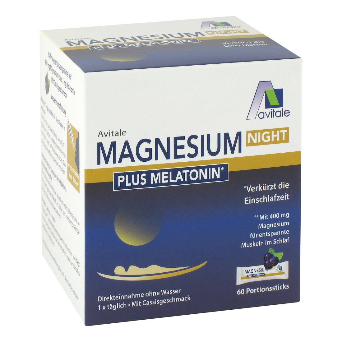 Abbildung für MAGNESIUM NIGHT plus 1 mg Melatonin Direktsticks