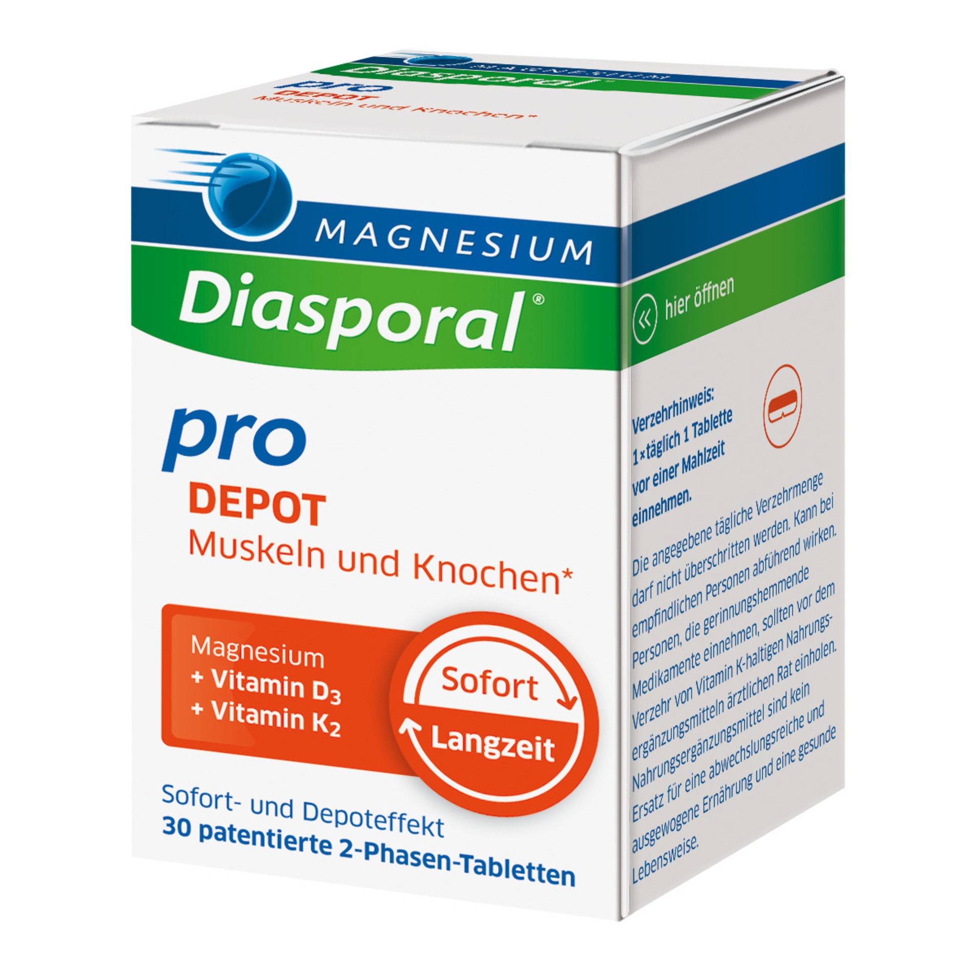 Abbildung für MAGNESIUM DIASPORAL pro Muskeln und Knochen