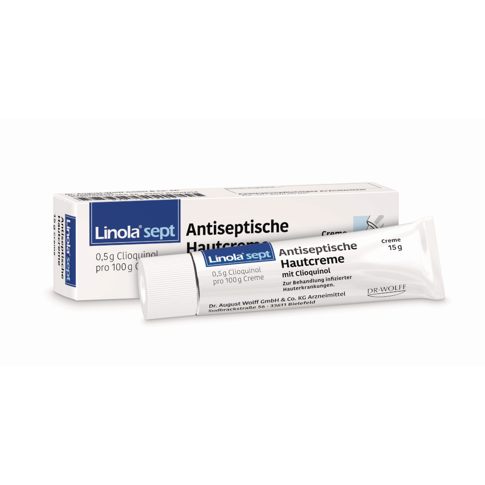 Abbildung für LINOLA sept Antiseptische Hautcreme mit Clioquinol