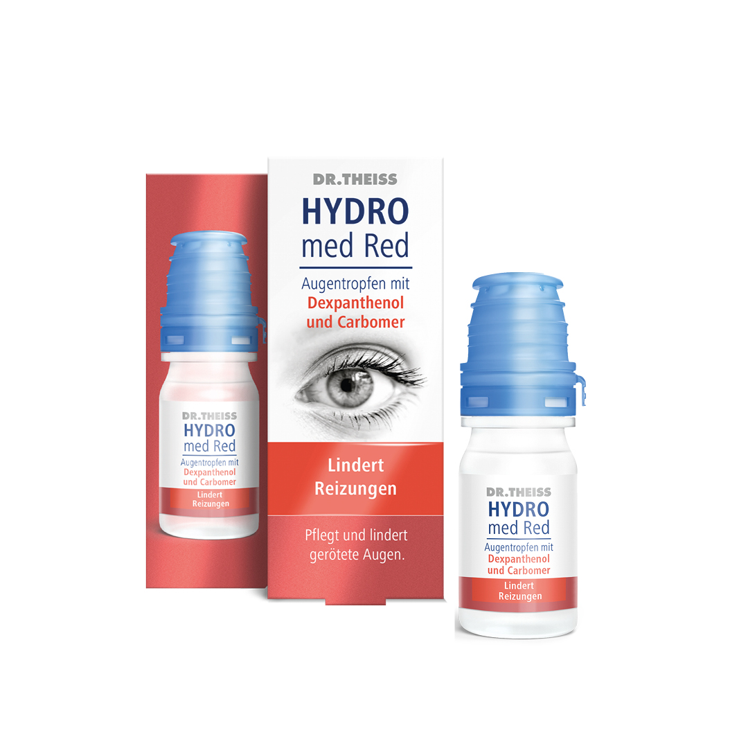 Abbildung für DR. THEISS Hydro med Red Augentropfen