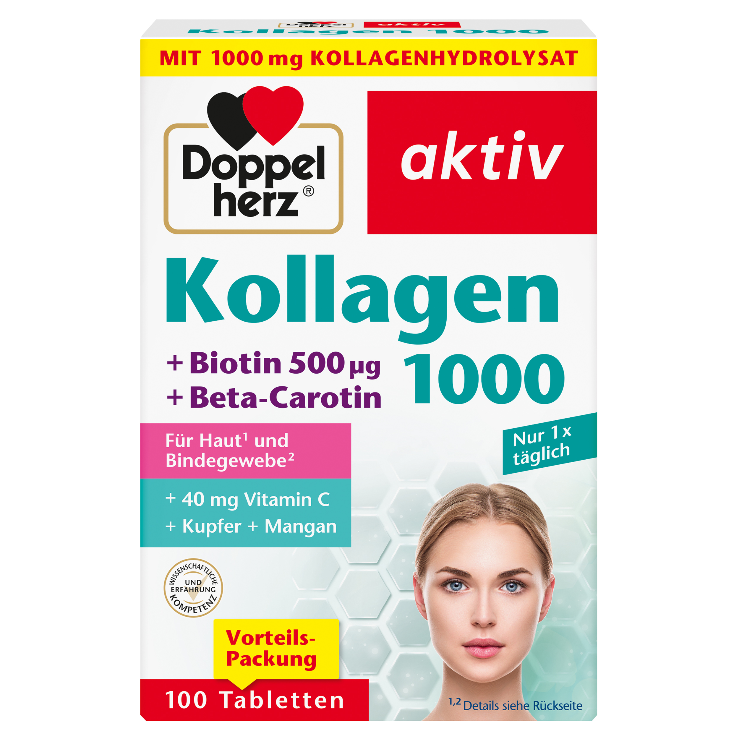 Abbildung für DOPPELHERZ Kollagen 1000 Tabletten