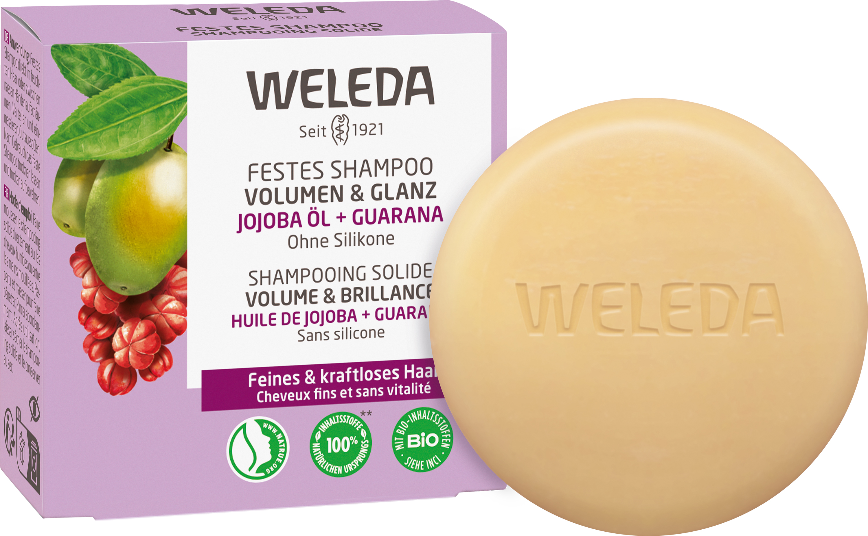 Abbildung für Weleda Festes Shampoo Volumen & Glanz