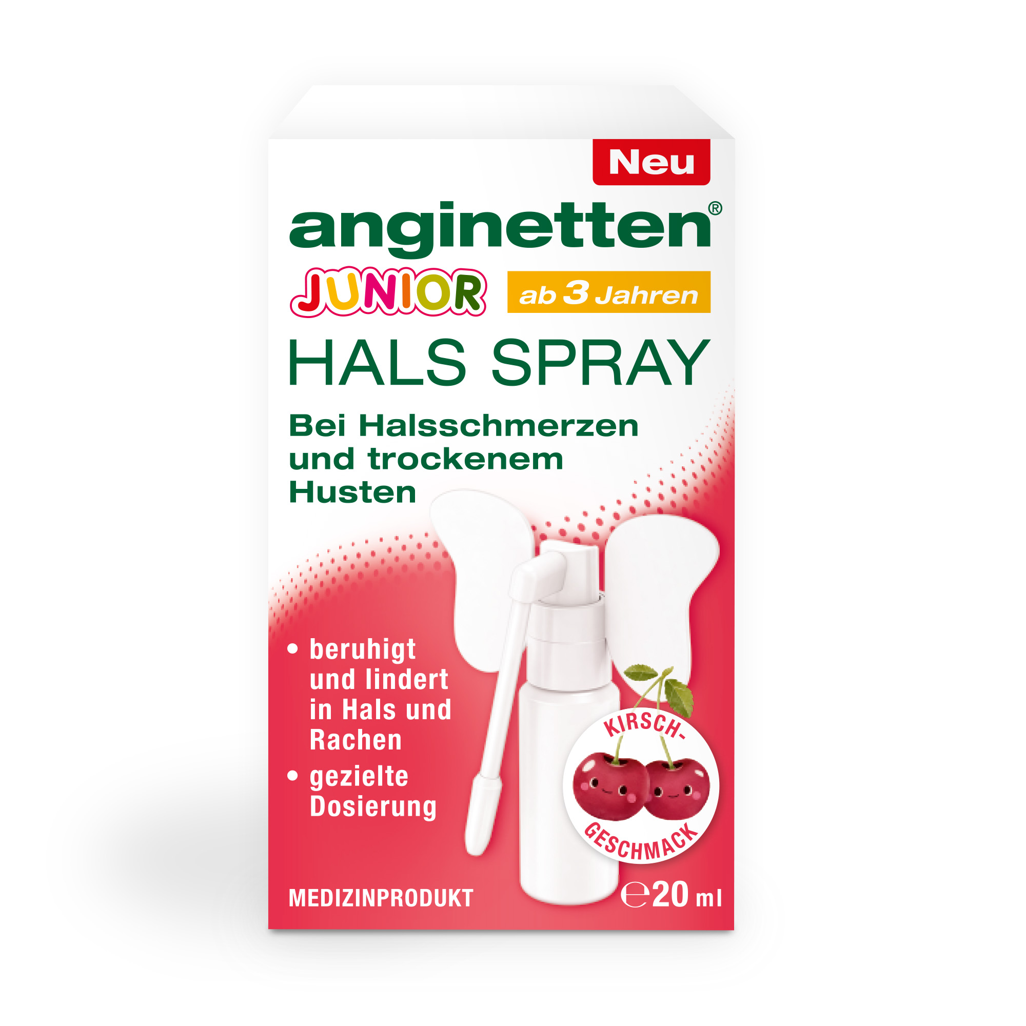 Abbildung für ANGINETTEN Halsspray Junior ab 3 Jahren