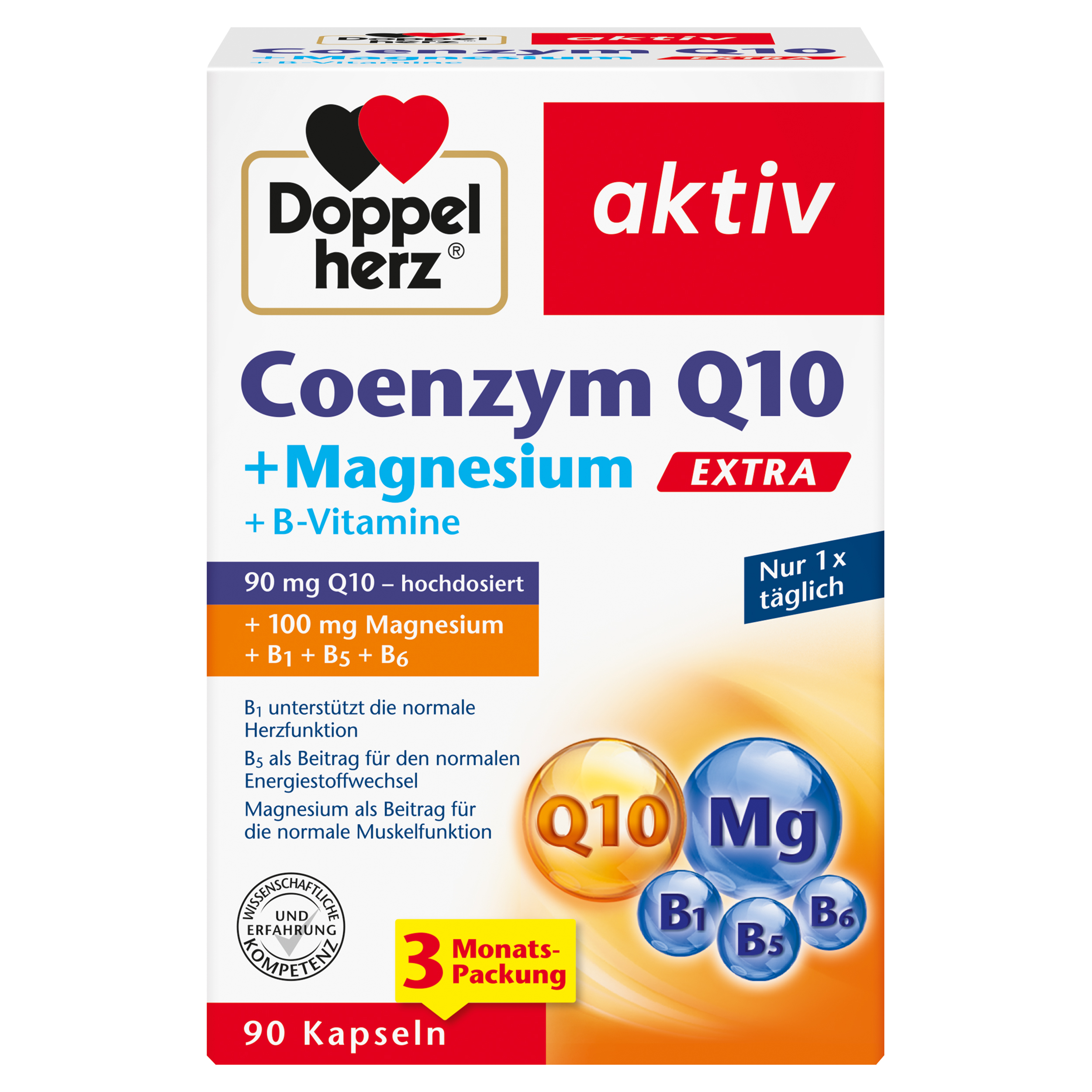Abbildung für DOPPELHERZ Coenzym Q10 Extra+Magnesium Kapseln