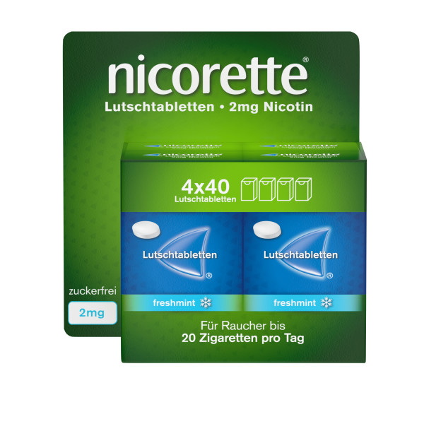 Abbildung für NICORETTE freshmint 2 mg Lutschtabletten gepresst