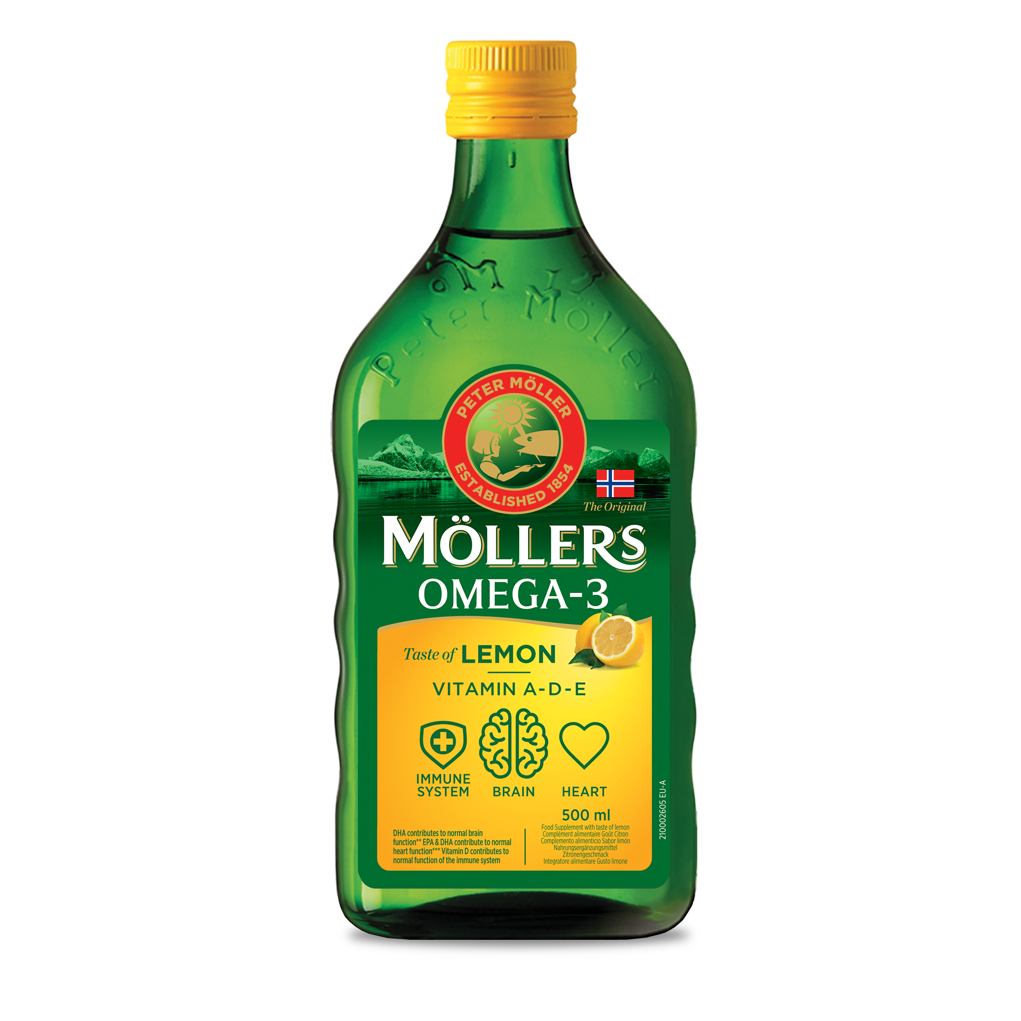 Abbildung für MÖLLER'S Omega-3 Zitrone Öl