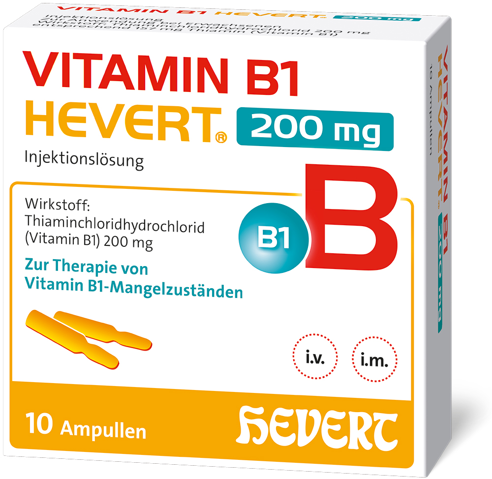 Abbildung für VITAMIN B1 HEVERT 200 mg Injektionslösung Amp.