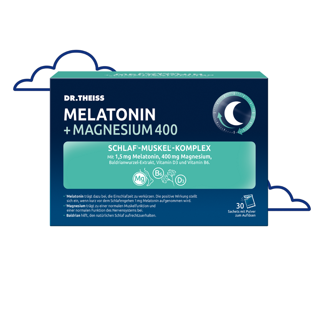 Abbildung für DR.THEISS Melatonin+Magn.400 Schlaf-Komplex Pulver